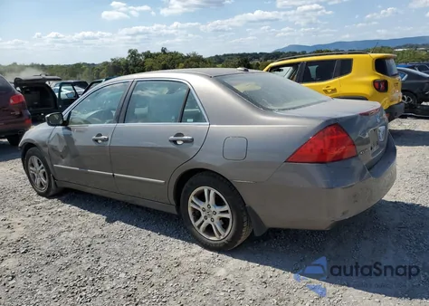 2007 Honda Accord Ex из США, поврежденный, VIN 1HGCM56877A143822
